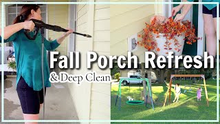 Pressure Washing My Moldy Porch: Fall Deep Clean & Refresh 🍁
