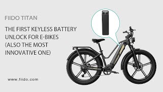 The First Keyless Battery Unlock for E-bikes (Also the Most Innovative One)