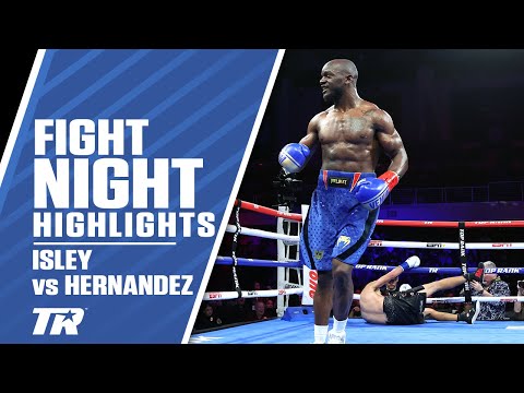 Troy Isley Scores Textbook Knockdown And Earns A Stoppage vs Marcos Hernandez | FIGHT HIGHLIGHTS