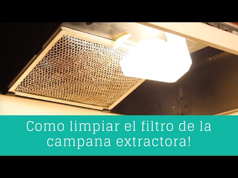 Video - Cómo limpiar los filtros de la campana extractora