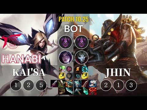 TLN Hanabi Kai'Sa vs Jhin Bot - KR Patch 10.25