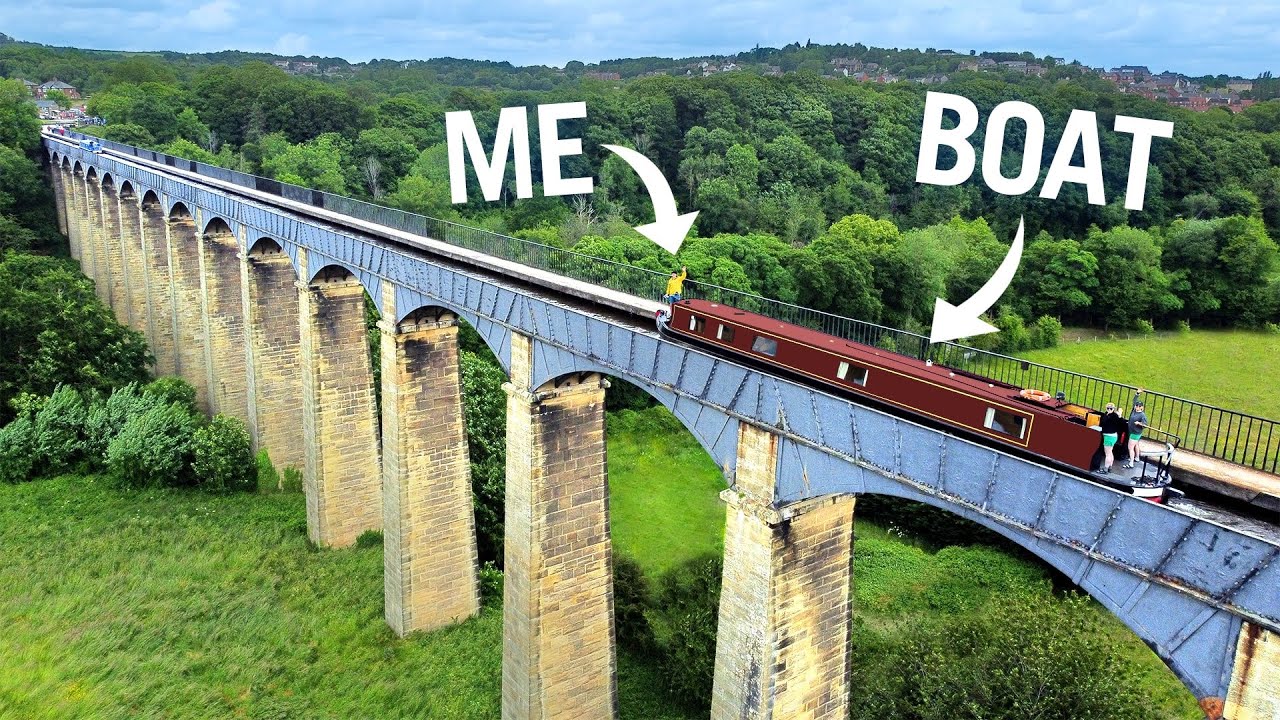 Boating the HIGHEST CANAL AQUEDUCT in the WORLD! - Ep.3