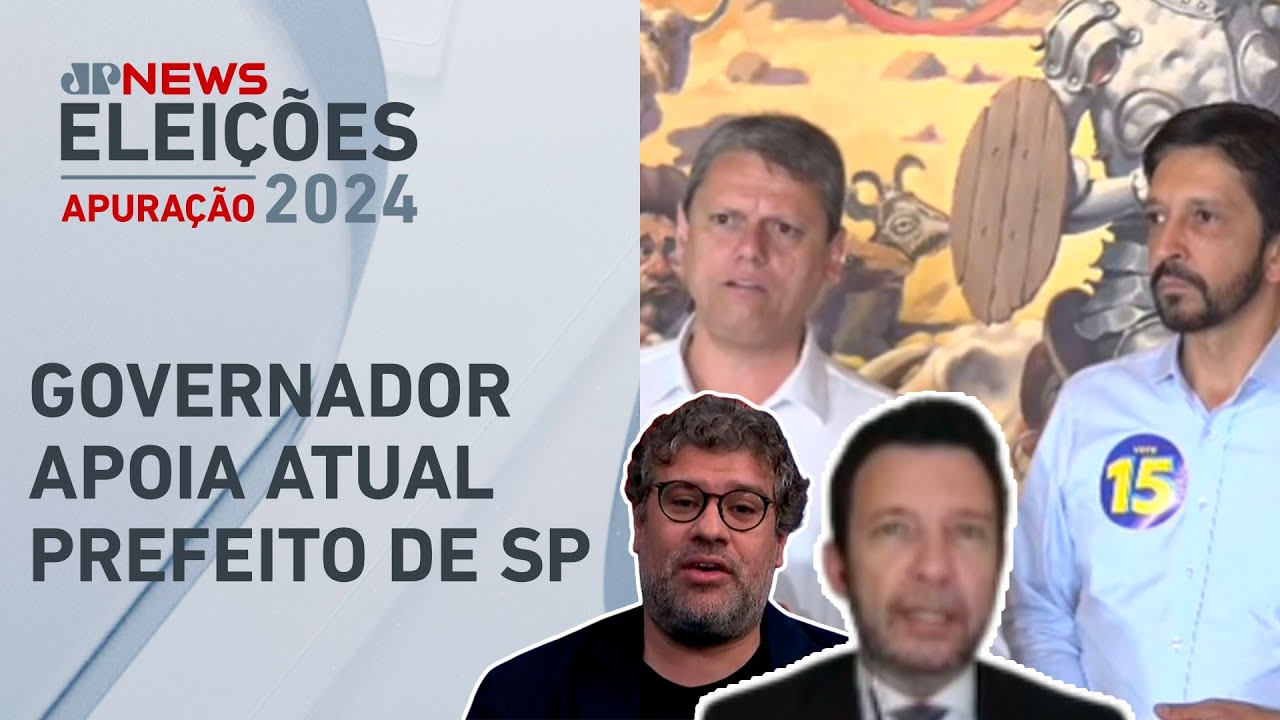 Tarcísio de Freitas fala após votar acompanhado de Ricardo Nunes; Felippe Monteiro e Segré analisam
