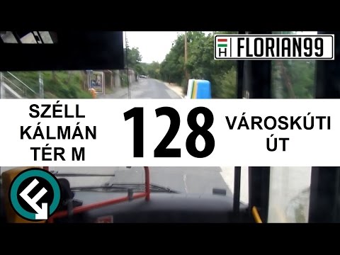 BKV 128-as autóbusz útvonala (Széll Kálmán tér M - Városkúti út)