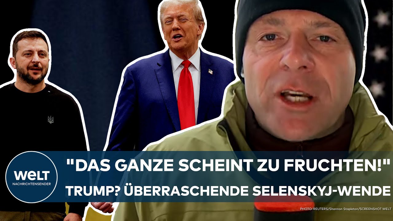 PUTINS KRIEG: "Das Ganze scheint zu fruchten!" Überraschende Wende von Selenskyj in Richtung Trump