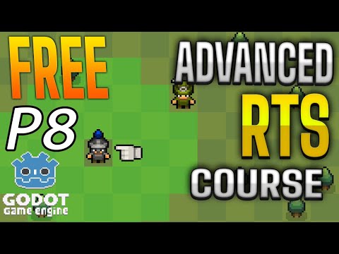 Grid Based Placement for Buildings & Trees! || Part 8 RTS Game! - Godot Engine Tutorial 2D