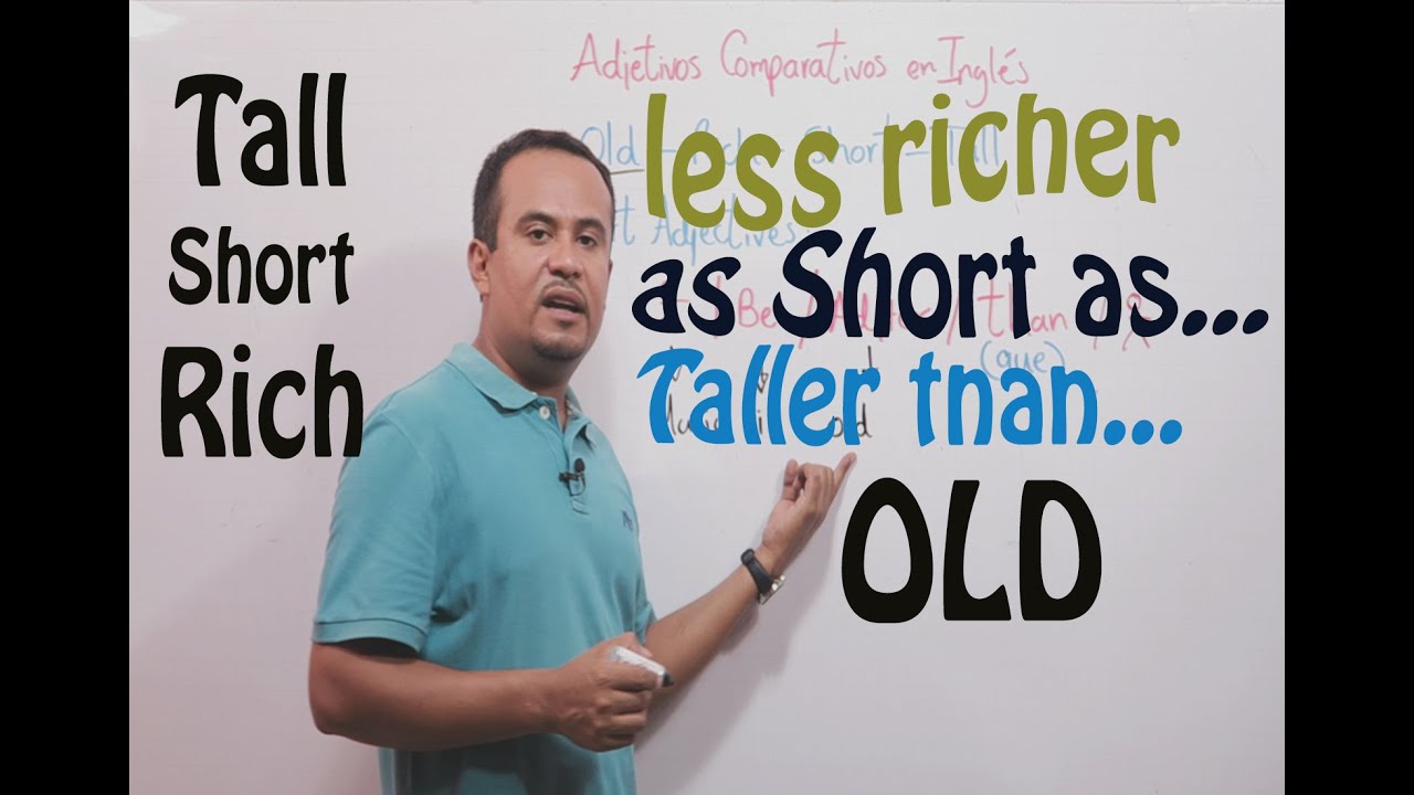 Adjetivos Comparativos Cortos en Inglés