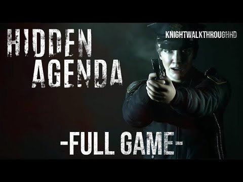 HIDDEN AGENDA FULL GAME | NoCommentary | Gameplay Walkthrough