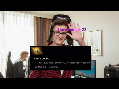 Nigma.Miracle(smurf) first PA game patch 7.23a try new tier 3 item TITAN SILVER very imba ft GH