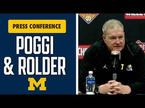 Biff Poggi, Jimmy Rolder Press Conference After Michigan Football 41-27 Citrus Bowl Loss To Texas