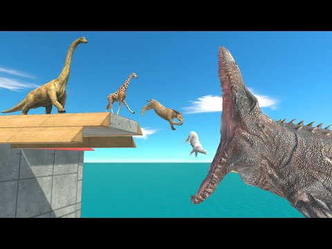 Lazy units become a meal for Mosasaurus - Animal Revolt Battle Simulator