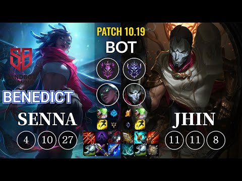 SB Benedict Senna vs Jhin Bot - KR Patch 10.19