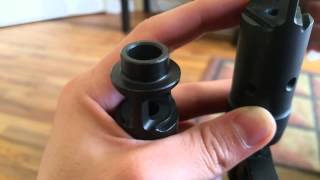 Zig Zag vs Half Moon AK-74 Muzzle Break Flash