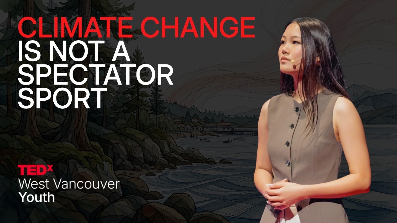 Climate change : the future you can't opt out of | Amy Liu | TEDxWest Vancouver Youth