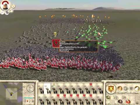 Rome Total War 20 groups of dogs wtf