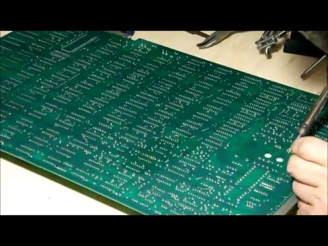 1979 - Atari Asteroids Arcade PCB Revision 4 Restore! - Part 3