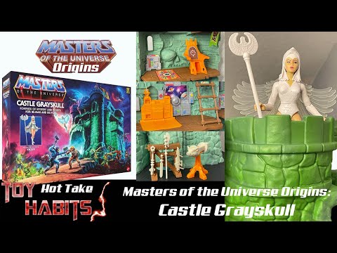 Castle Grayskull + Temple of Darkness Sorceress Masters of the Universe Origins Review + Guided Tour