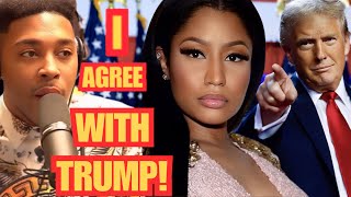 Nicky Minaj SUPP0RT Donald TRUMP for standing up for CHRISTIANS &amp; the MEDIA goes OFF!