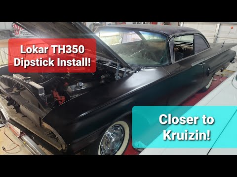 LOKAR TH350 TRANSMISSION DIPSTICK INSTALL 1960 CHEVY IMPALA