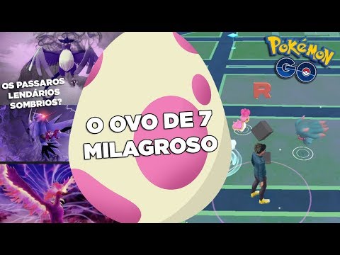 BRILHOU - Ovo brilhante de Vila Velha .. Pássaros lendários sombrios? o Bug da Equipe Rocket