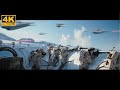 4K Star Wars Ep V Empire Strikes Back The Battle Of Hoth Part 1 Of 2