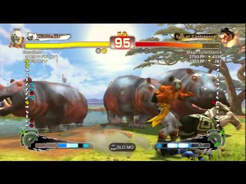 DezaRete (El Fuerte) Vs MagicSolarStance (E.Honda) SSF4 AE Ranked Matches - PSN