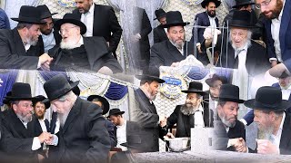 הצלם שוקי לרר חגג וגדולי ישראל הגיעו: מעמד הנחת אבן הפינה לאגף החדש בביכנ״ס בבני ברק לע״נ אביו