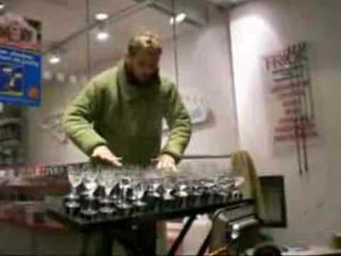 Musical Crystal Glasses Like Never Before