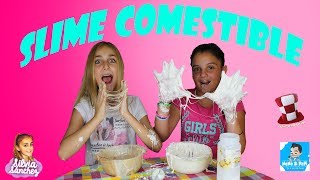 GOMINOLAS vs MARSHMALLOW Slime Comestible Challenge - Silvia Sánchez