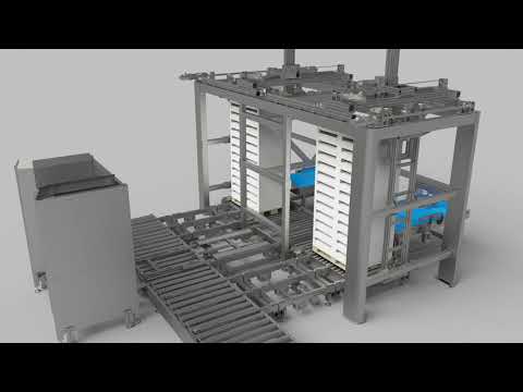 Alutec® 4-axis Cartesian palletizer