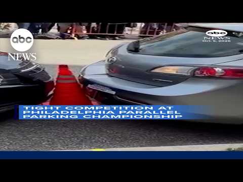 Tight competition at Philadelphia parallel parking championship
