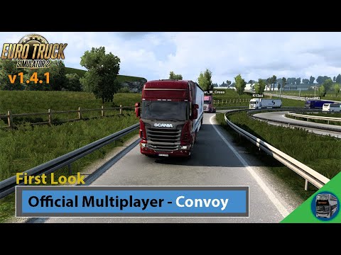 Euro Truck Simulator 2: v.1.4.1 - Official Multiplayer First Look | Convoy w/ subs