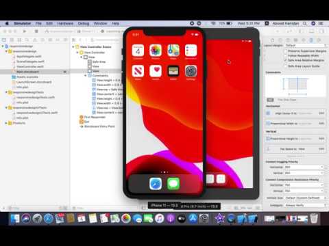 responsive design xcode