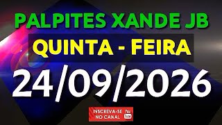 PALPITE DIA 24/09/2026 | JOGO DO BICHO TODAS AS LOTERIAS 