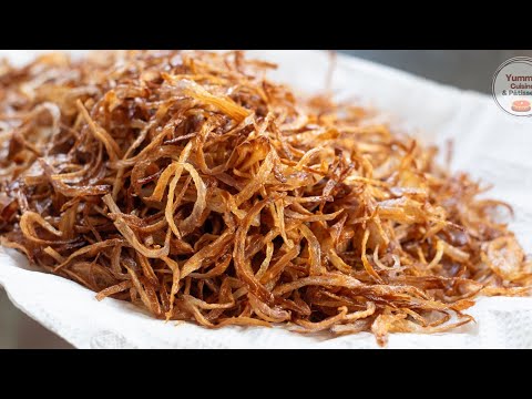 Oignons frits croustillants/ crspy fried onions