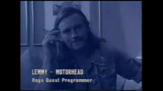 Lemmy - Motorhead programs rage on 22nd June 1991