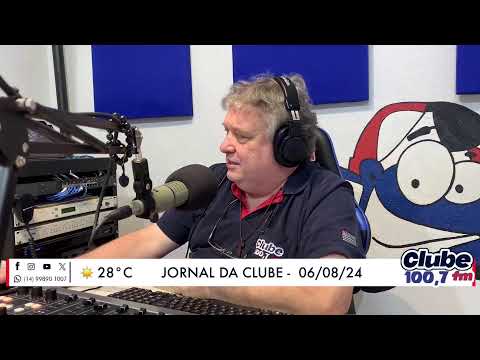 Jornal da Clube - 06/08/24 - Edição do Almoço