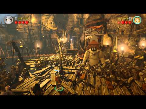LEGO The Hobbit PS4 Let's Play/Walkthrough: Level 7 - Goblin Town