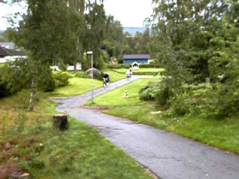 Lådbilsrace på Kvarngatan i Gnosjö