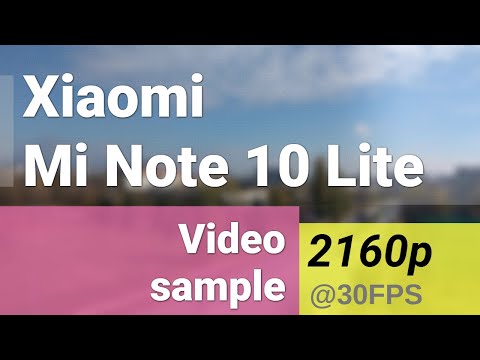 Xiaomi Mi Note 10 Lite 4K 2160p 30fps video sample - 2x zoom