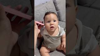ELE JÁ ENTENDE 🤣 créditos:isadoraalkmim #maternidade #bebes #gravida #fypシ
