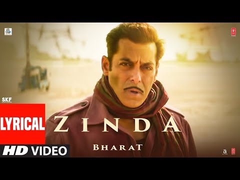 LYRICAL: 'Zinda' Song  | Bharat | Salman Khan | Julius Packiam & Ali Abbas Zafar ft. Vishal Dadlani