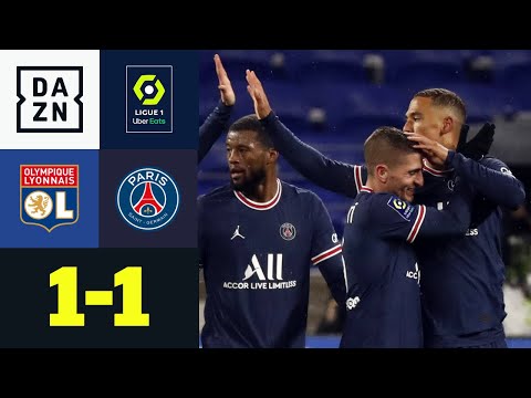 Olympique Lyonnais 1-1 FC PSG Paris Saint Germain 