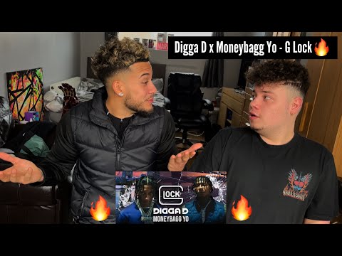 Digga D X Moneybagg Yo - G Lock [REACTION]