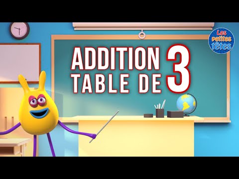 Apprendre la table d'addition de 3 + Exercices pour enfants