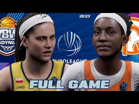 VBW Arka Gdynia v Beretta Famila Schio | Full Game - Euroleague Women 2K23 🔈 All-Time Roster