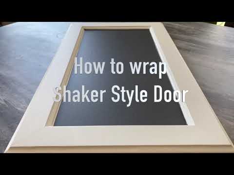 Vinyl Wrap a Shaker Door in MINUTES with RM Wraps!