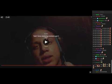 Tyler1 Reacts to "Tyler1 funny stuttering moments"part 1&2 by Halbro