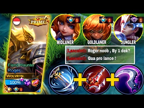 BUILD ROGER TERSAKIT 2022 | ROGER VS TOP GLOBAL LYLIA | ITEM ROGER PALING SAKIT 2022 | HYPER ROGER