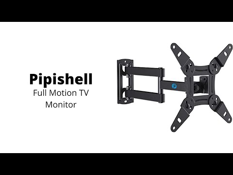 Pipishell | Full Motion TV Monitor Wall Mount Bracket Articulating Arms Swivels Tilts Extension